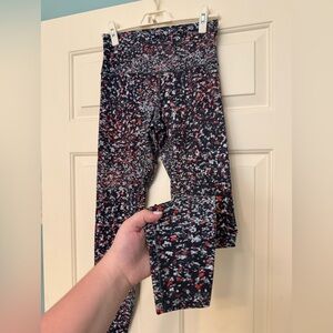 women’s align pant high rise 28” water blossom multi - lululemon!